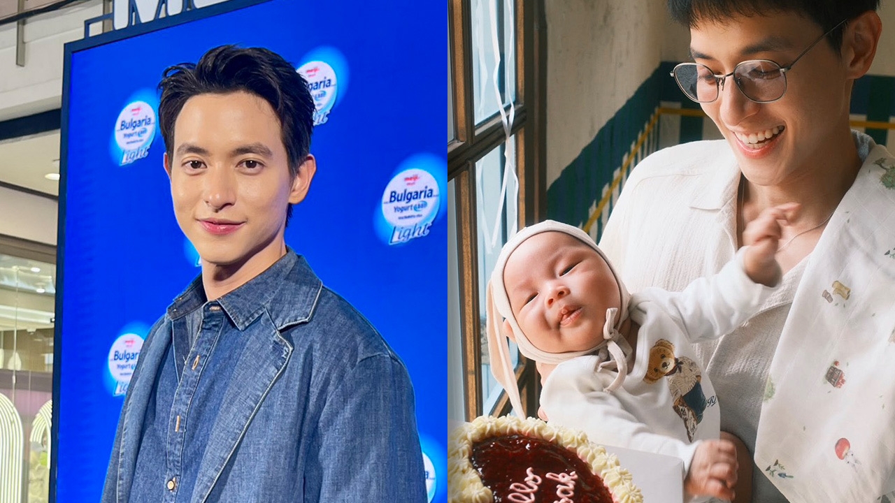 "เจมส์ จิรายุ" อวดลุคคุณพ่อสุดอบอุ่น ฉลอง "น้องพบรัก" ครบสองเดือน 