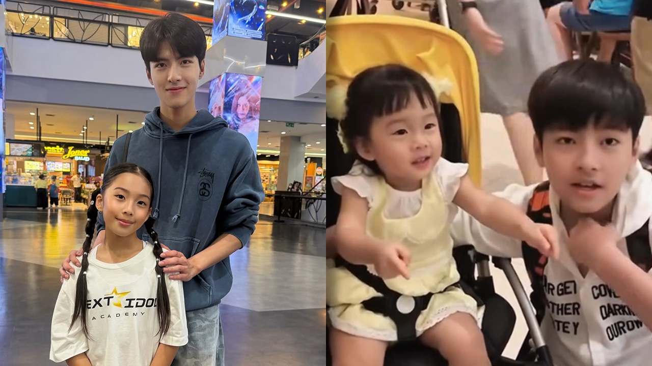 ภาพล่าสุด น้องแม็ค ทองเนื้อเก้า กลับมาเจอ น้องเป่าเปา อีกครั้ง โตเป็นหนุ่มสาวกันแล้ว