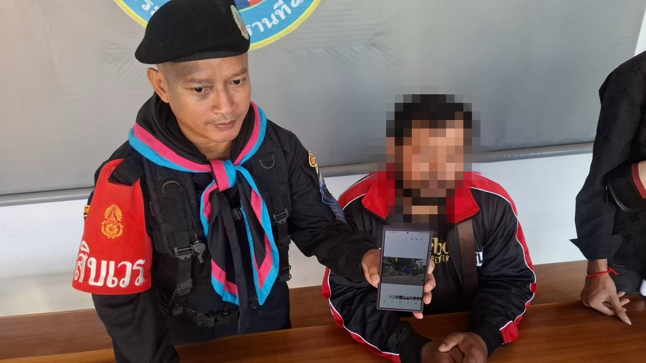 รวบหนุ่มกัมพูชา ริมชายแดนสระแก้ว ในมือถือพบแอบถ่ายจุดตรวจทหาร สอบเข้มหวั่น BHQ