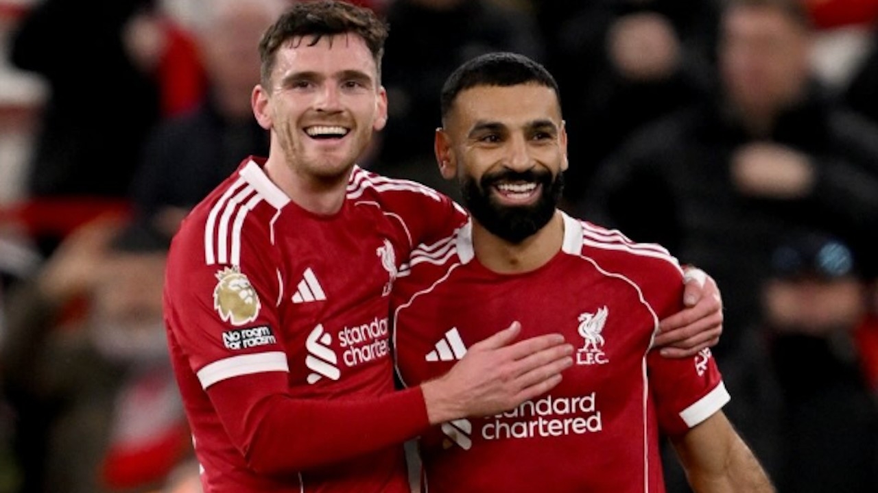 Salah Reacts After Robertson Announces Departure from Liverpool