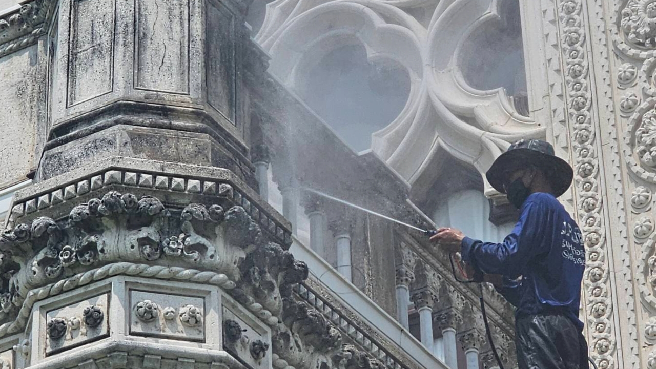 ทำเนียบฯ พร้อมรับครม.ชุดใหม่ ล้างตึกไทยคู่ฟ้า-ปรับปรุงห้องตึกบัญชาการ 1