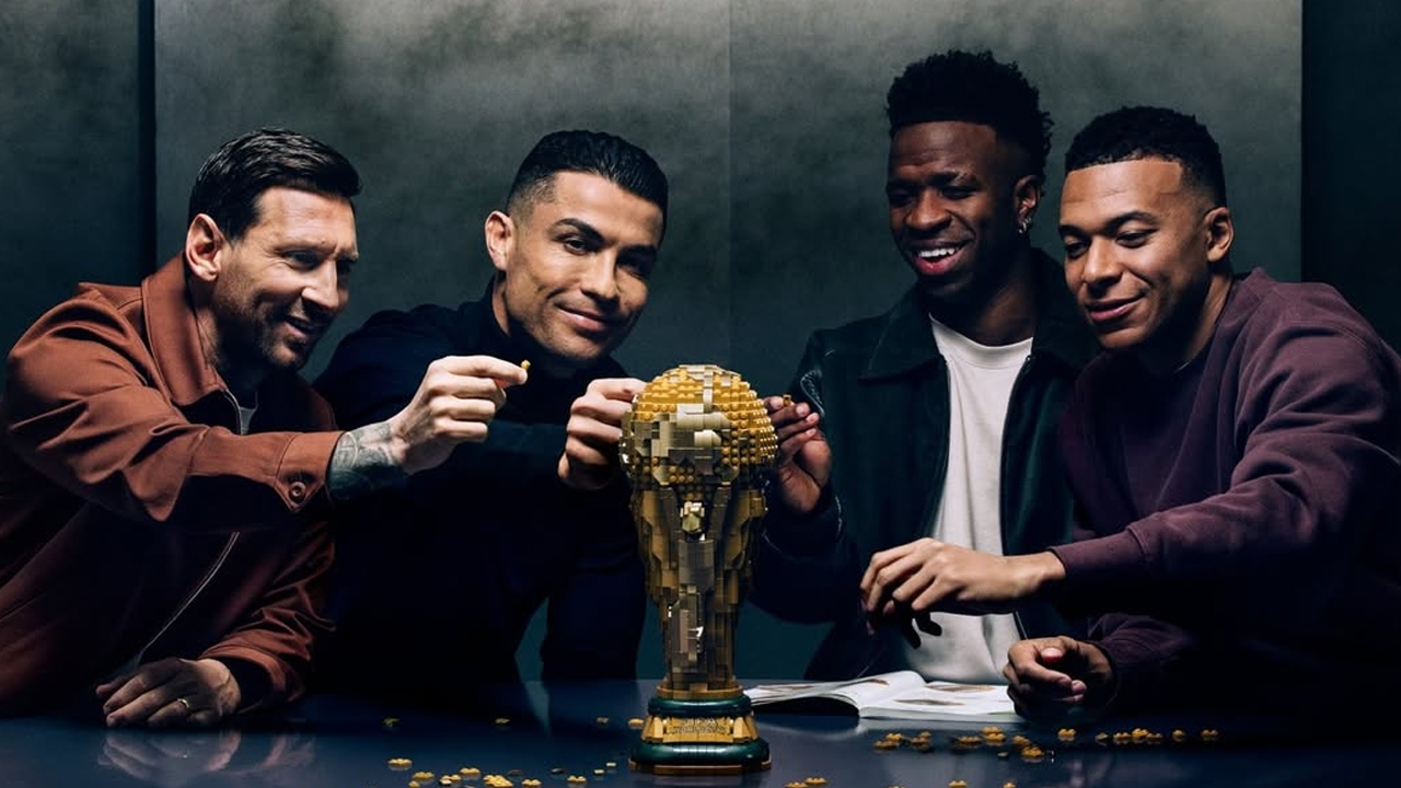 LEGO Goes All Out! Ronaldo and Messi Lead World Cup Promotion as Futuristic Minifigures (Video)