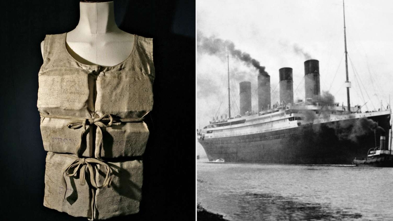 ทุบสถิติประมูล "เสื้อชูชีพ" ผู้รอดชีวิตไททานิกปิดที่เกือบ 29 ล้านบาท