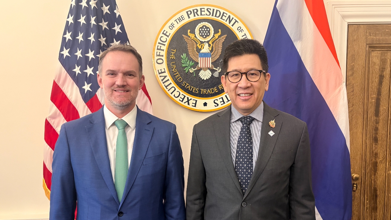 “เอกนิติ” หารือผู้แทนการค้าสหรัฐฯ กระชับความสัมพันธ์เศรษฐกิจการค้าระหว่างกัน