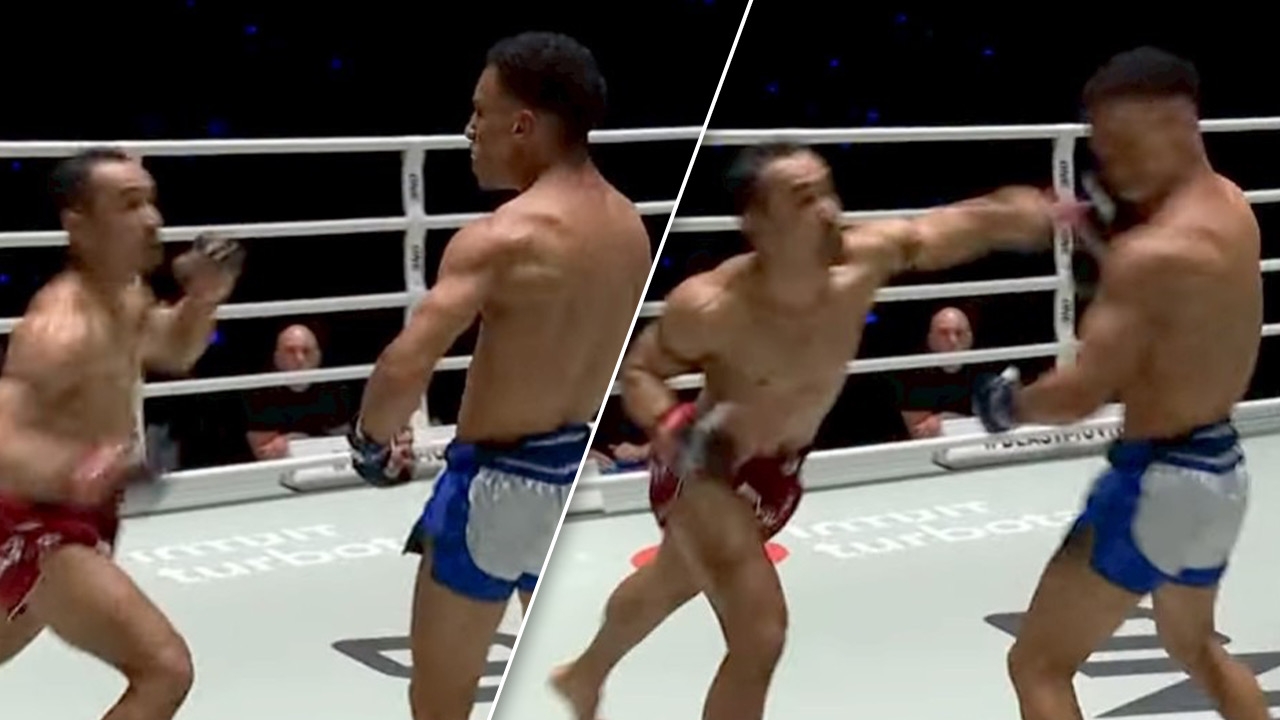 42-Year-Old Thai Boxer Sam-A Responds After Opponent Flexed Muscles and Landed a Knockout Punch