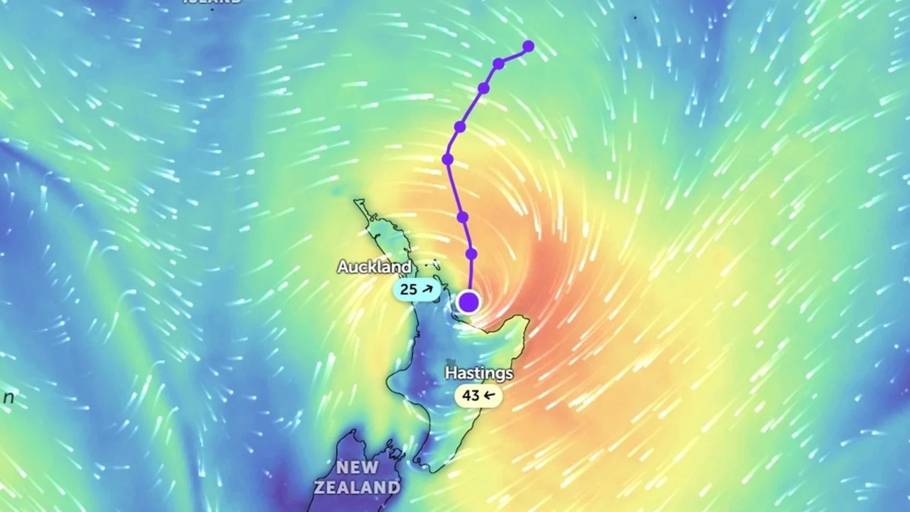 ไซโคลน "ไวอานู" ถล่มเกาะเหนือนิวซีแลนด์ ลมกระโชกแรง-ฝนตกหนัก สั่งอพยพคนนับร้อย
