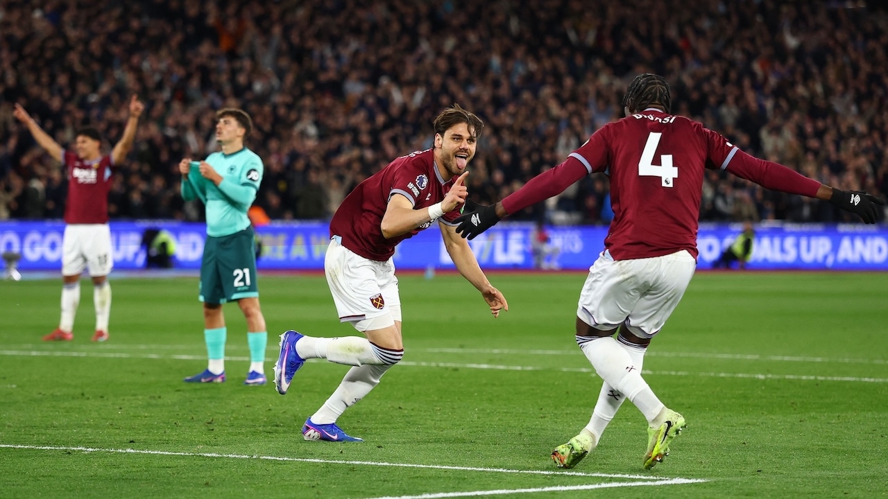 West Ham Thrash Wolverhampton to Escape Premier League Relegation Zone
