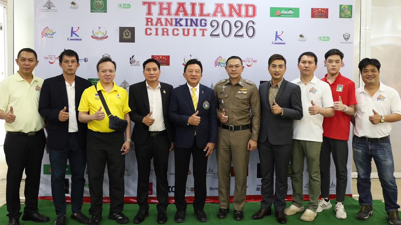Khon Kaen to Host Exciting Second Round of F1 Snooker Ranking Battle on 19 Apr