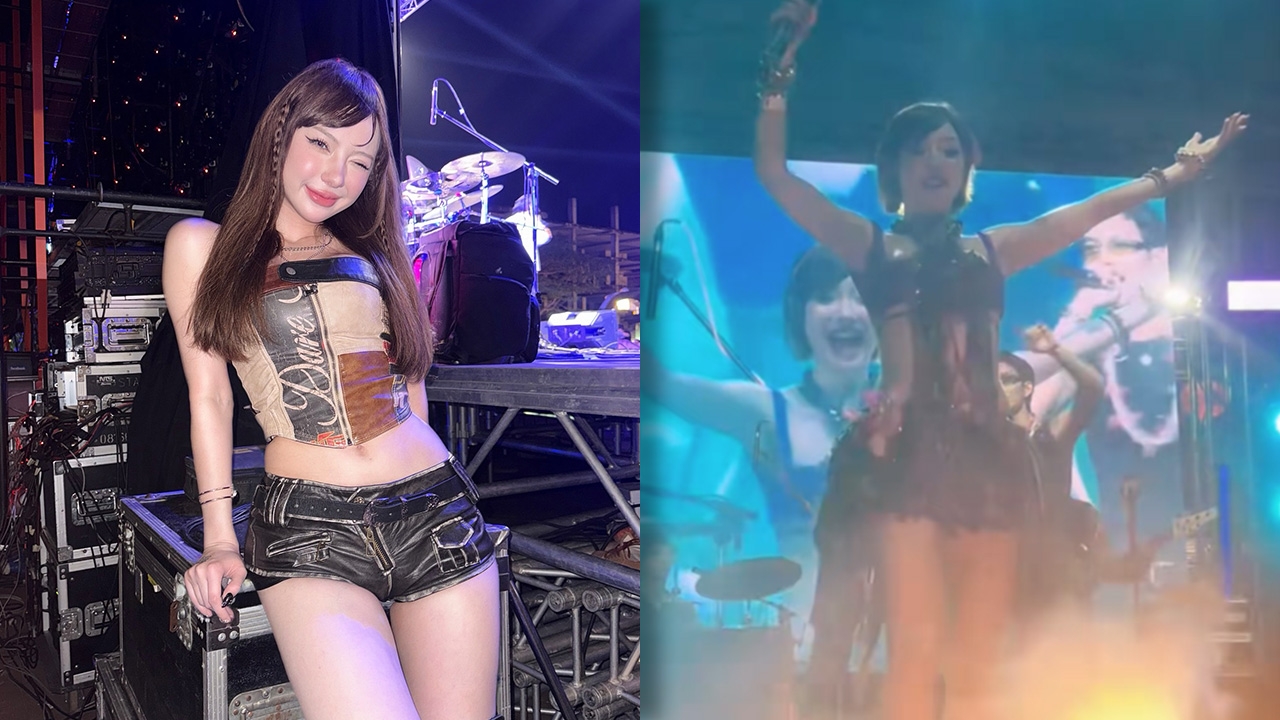 “พลอยชมพู” ช็อก!! ไฟลุกพรึ่บหน้าเวที เผยนาทีชีวิตหนีตาย-ทีมงานโดนไฟดูด 5 ราย