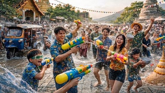 ฉ่ำเย็น สงกรานต์ 21 วัน สาดสนุกปลุกวิถีไทยฉลองใหญ่ทั้งเดือน เทศกาลที่มีชีวิตชีวายาวนานที่สุดของโลก