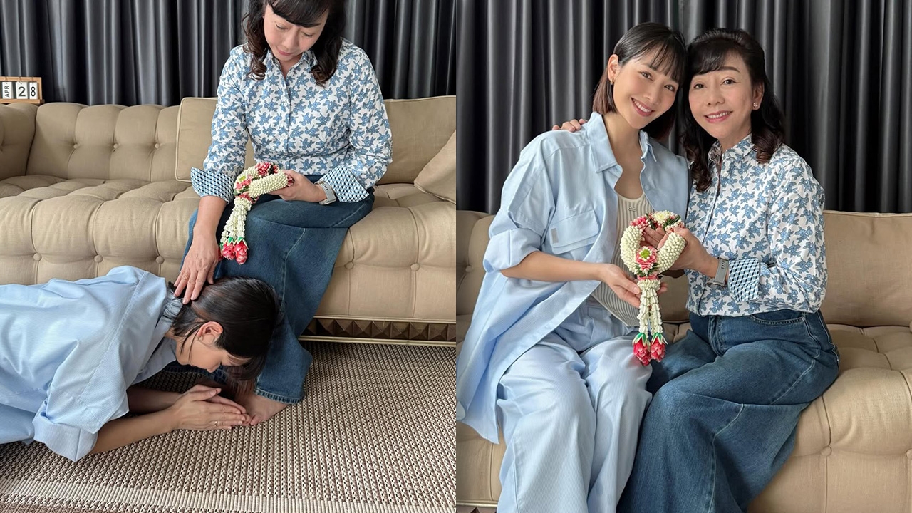 มิน พีชญา นำพวงมาลัยกราบเท้าแม่ในวันเกิดอายุ 37 ปี หลังผ่านมรสุมชีวิตครั้งใหญ่