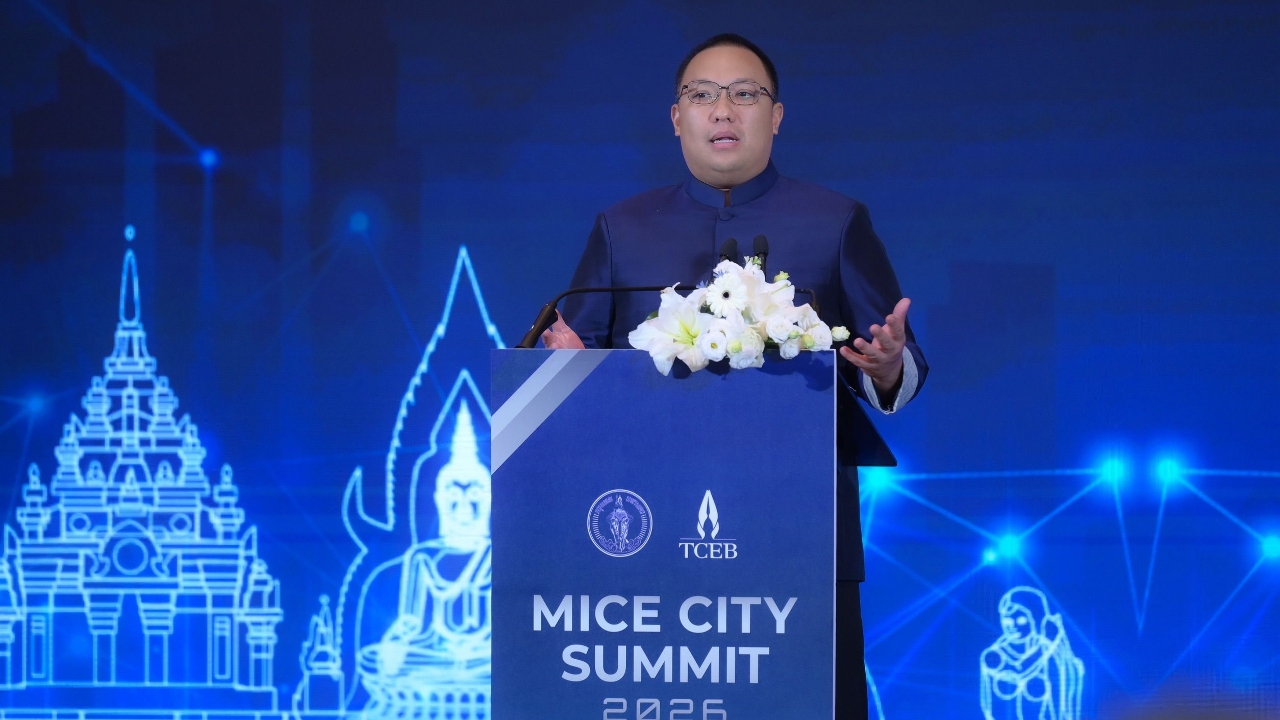 “พลพีร์” เปิดประชุมสุดยอดผู้นำเมืองไมซ์ประเทศไทย ชูยุทธศาสตร์ 10 เมืองเศรษฐกิจสู่ศูนย์กลาง