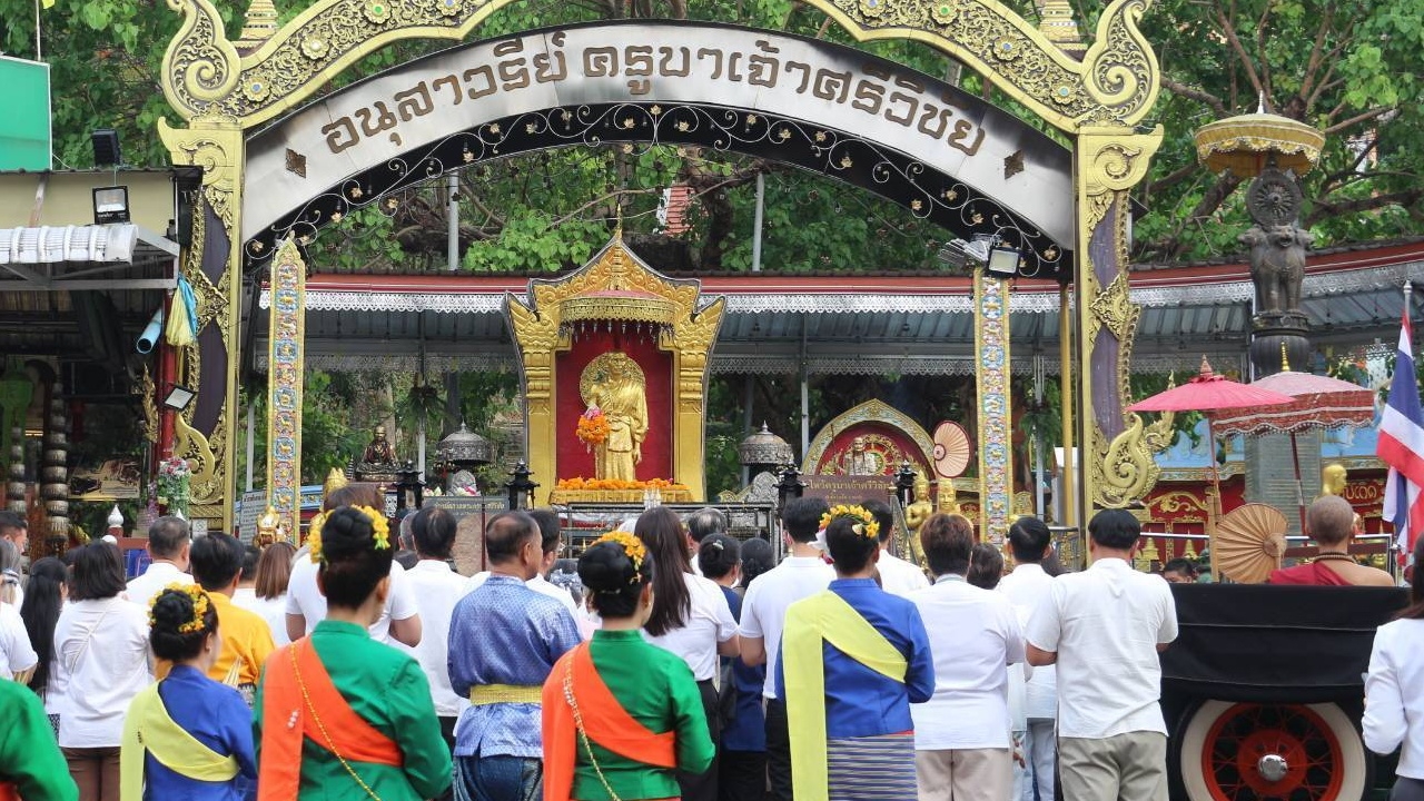 เชียงใหม่จัดพิธีรำลึก "ครูบาเจ้าศรีวิชัย" ครบรอบ 91 ปี เปิดถนนขึ้น "ดอยสุเทพ"