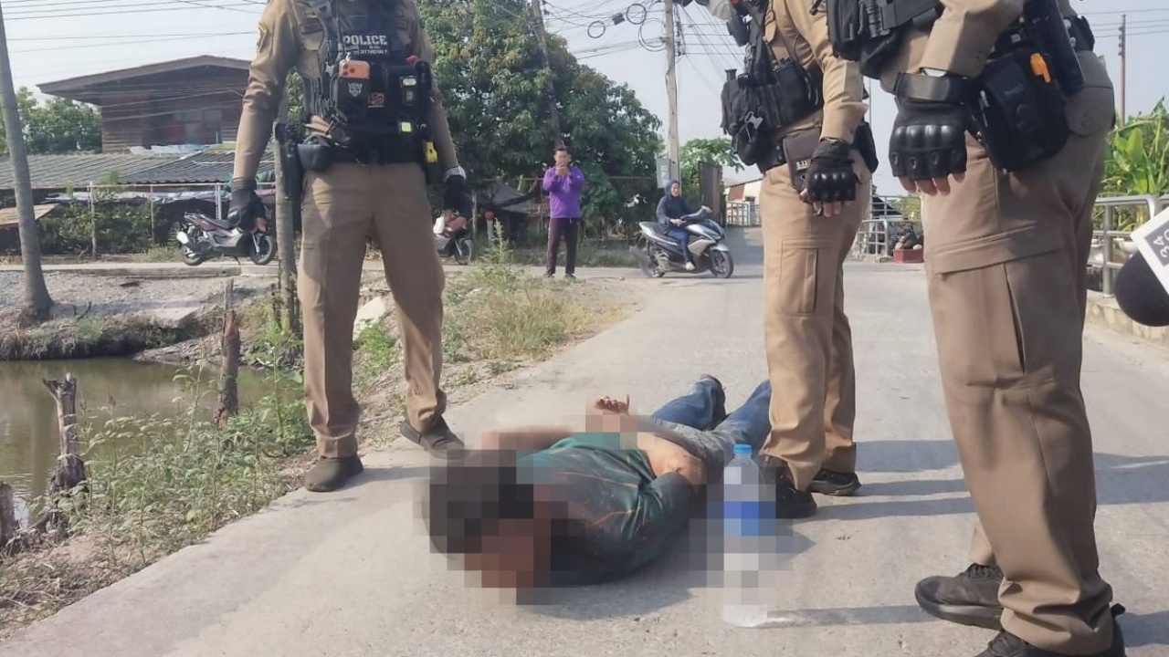 รวบลูกคลั่ง มีดแทงพ่อดับ ยังให้การวกวน อ้างขอเงินซื้อเหล้าเพิ่มไม่ได้