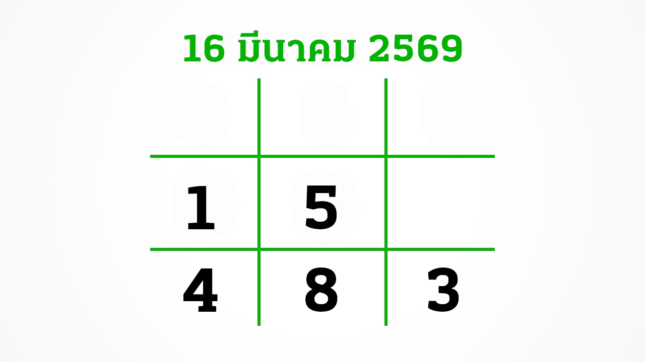 อีก 3 วันหวยออก งวดนี้สลากไม่สัญจร อย่าลืมส่อง "เลขเด็ดงวดนี้" 16/3/69