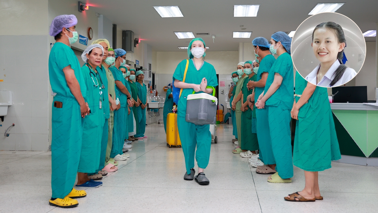 "น้องแป้ง" นิสิตชั้นปีที่ 1 บริจาคหัวใจ ตับ ไต ดวงตา สร้างบุญกุศลใหญ่ครั้งสุดท้าย