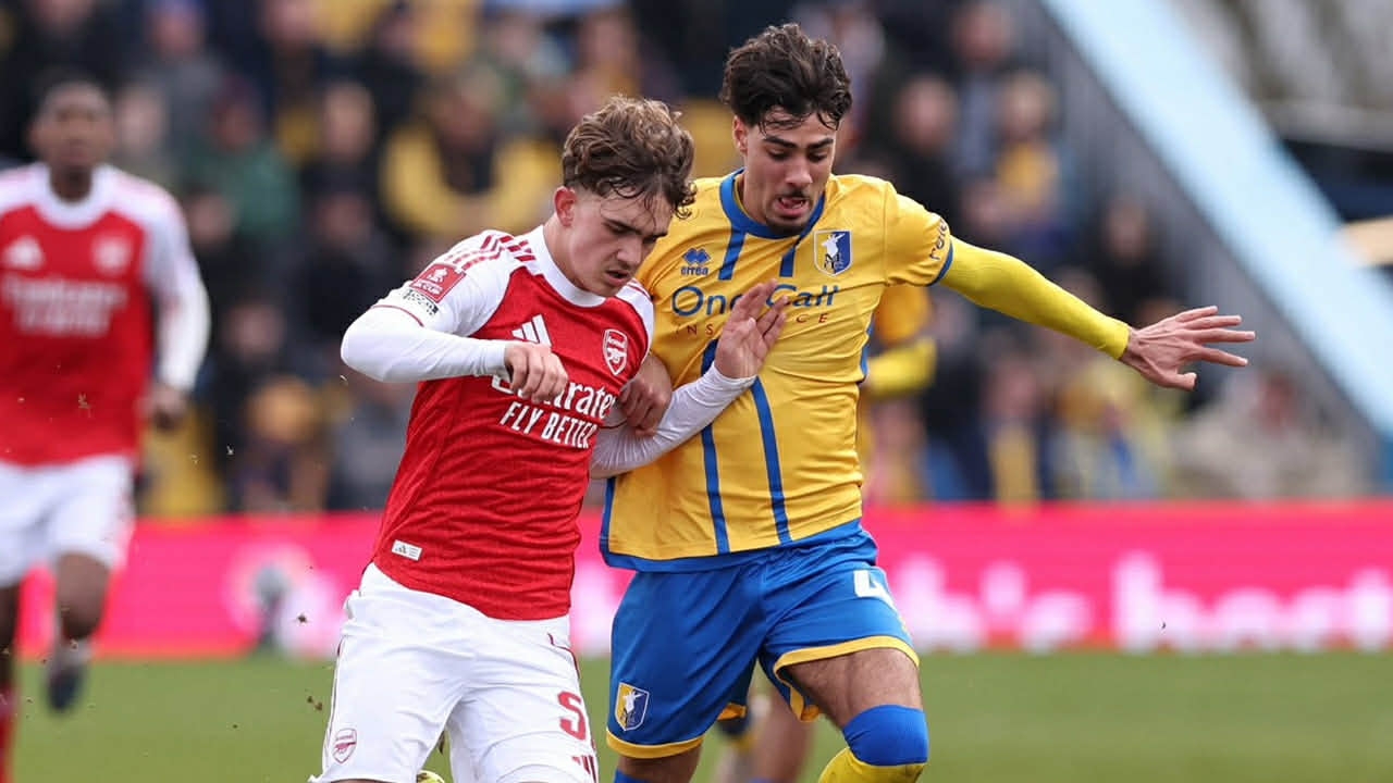 Live Score: Arsenal Defeat Mansfield Town 2-1 to Reach FA Cup Quarterfinals 2025-26