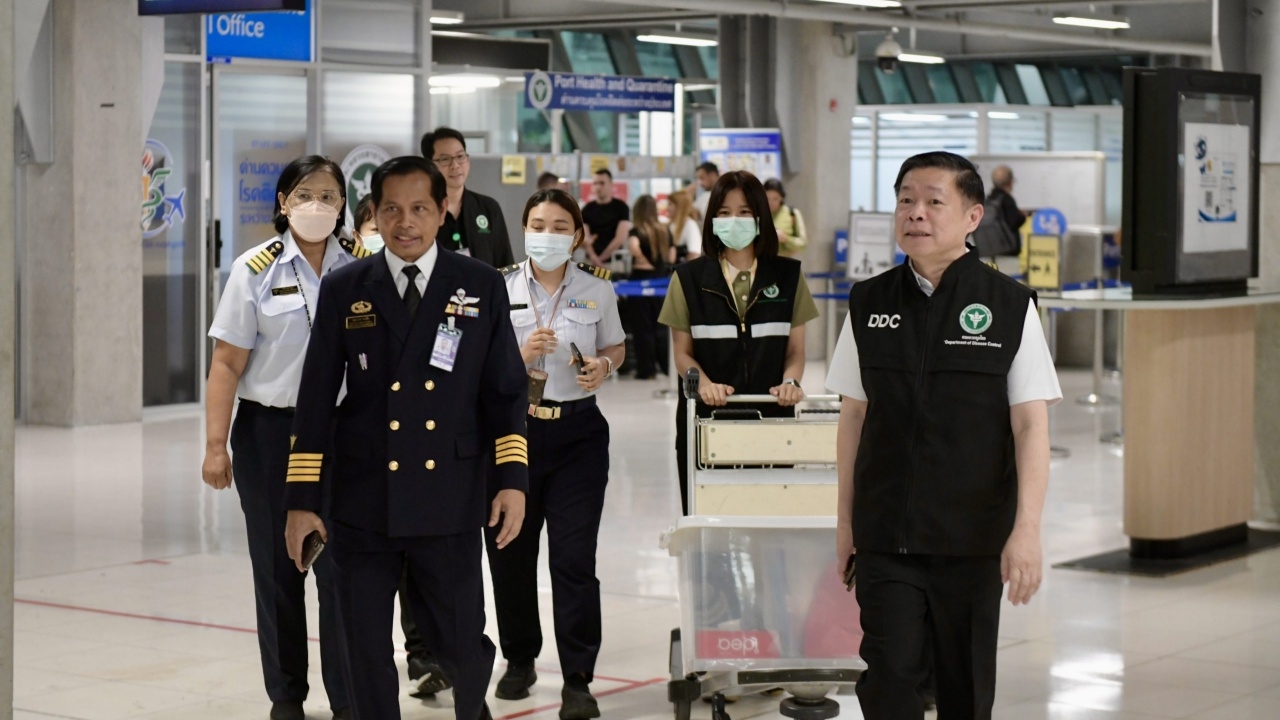 ตรวจความพร้อมสนามบิน คัดกรอง "ไวรัสนิปาห์" รับมือผู้เดินทางจากพื้นที่เสี่ยง