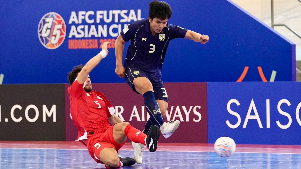 Thailand National Futsal Team Defeats Lebanon in 2026 AFC Futsal Championship Group Stage Opener
