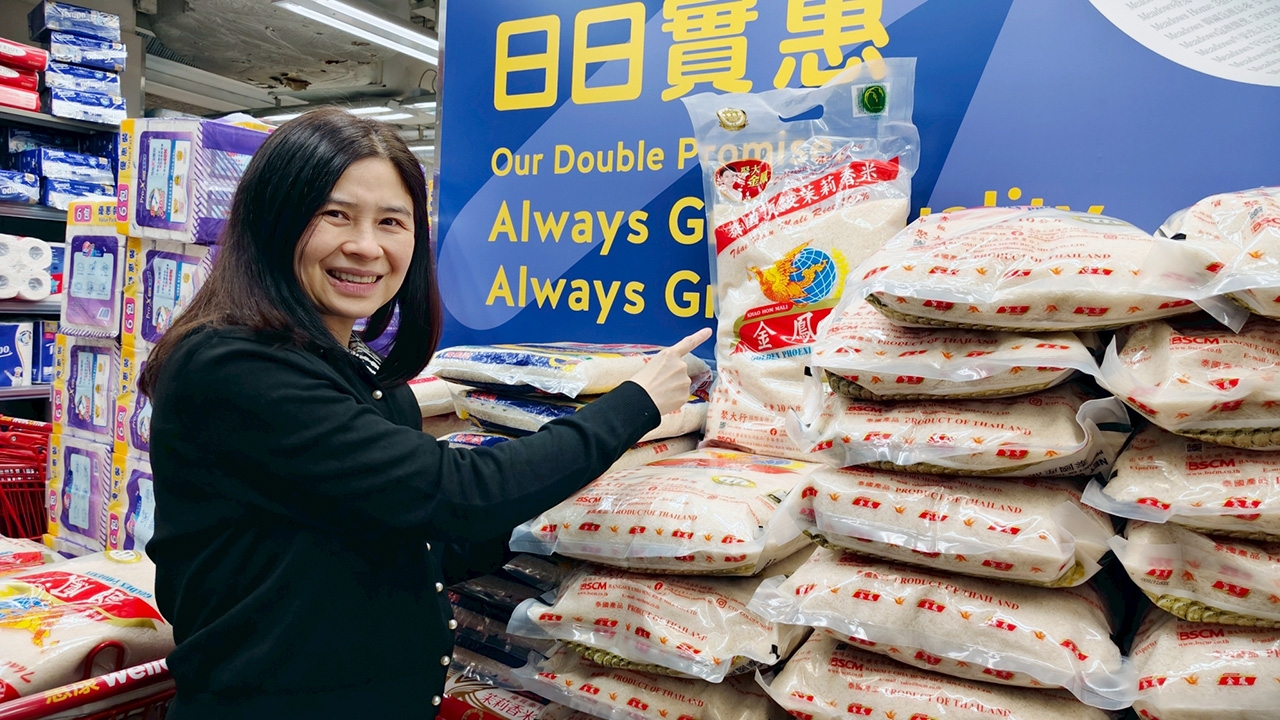 ข้าวหอมมะลิไทยยังครองใจ "กรมการค้าต่างประเทศ" หนุนผู้ส่งออกรุกตลาดฮ่องกงรับตรุษจีน 69