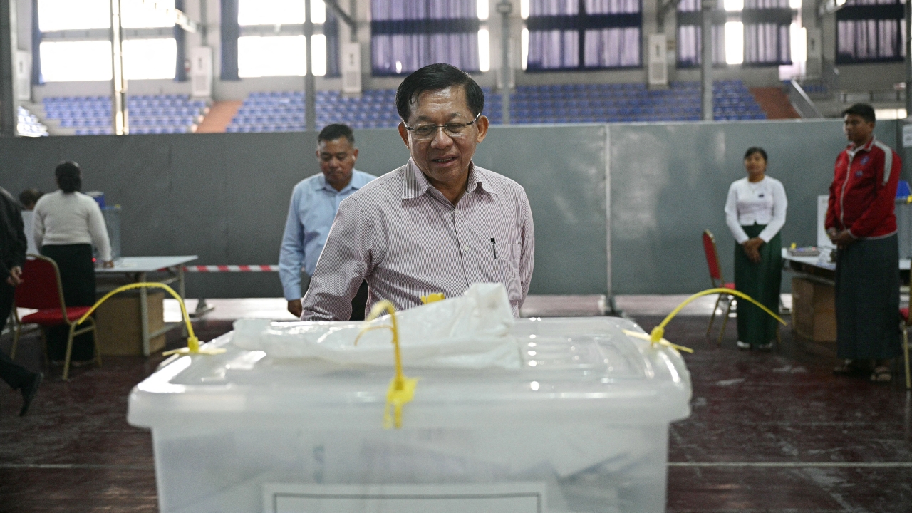 "มิน อ่องหล่าย" ลั่น ชาวเมียนมาออกมาใช้สิทธิเลือกตั้ง 54.22% สูงกว่าหลายชาติประชาธิปไตย