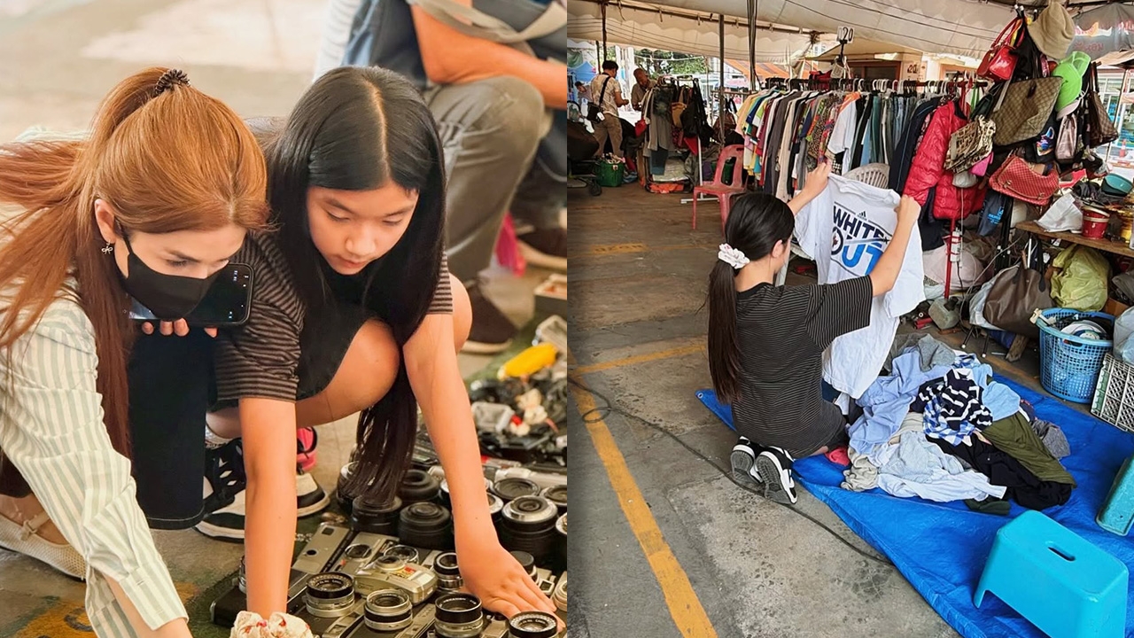 คนชื่นชม แม่โบว์ พา น้องมะลิ ช้อปปิ้งของมือสองงบ 500 บาท ใช้ชีวิตเรียบง่าย ไม่อู้ฟู่