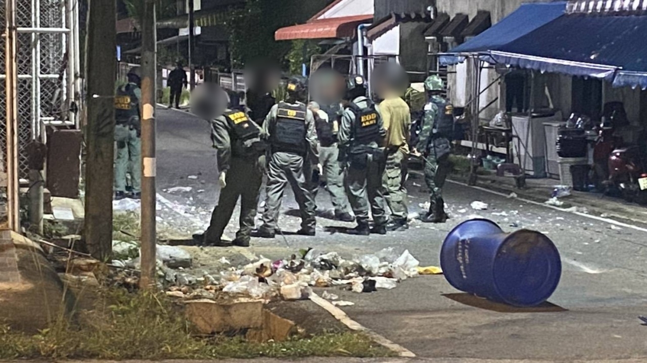 คนร้ายลอบวางระเบิดป่วน จ.นราธิวาส 7 จุด พื้นที่อำเภอ "ยี่งอ-ระแงะ"