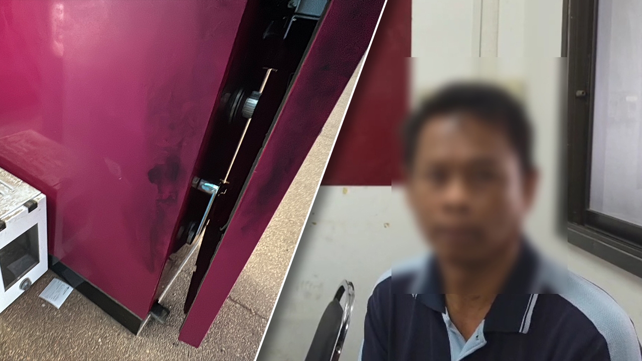 Man Arrested for Attempted Buriram ATM Break-In Found to Have Previously Robbed Cash Transport Van for Over 16.9 Million Baht
