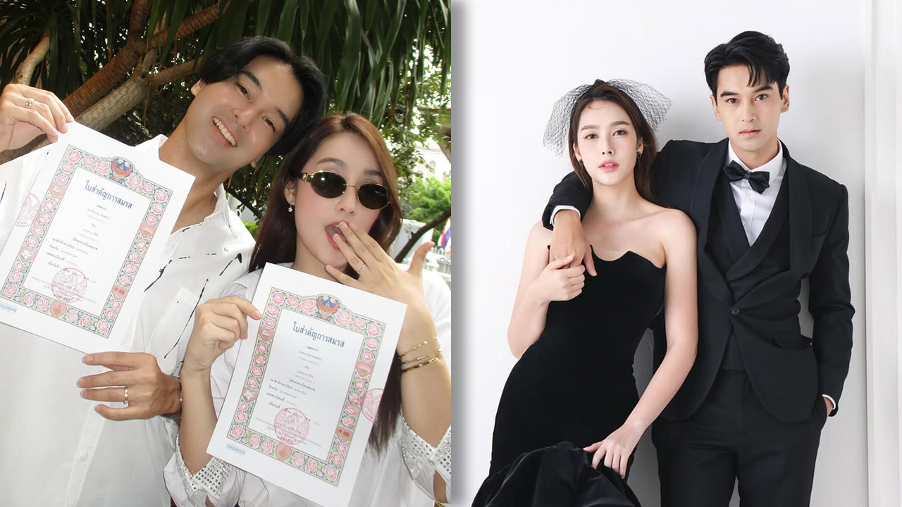 อ๊อฟ ชนะพล ควงคู่ ฮาน่า ลีวิส จดทะเบียนสมรสแล้ว ฉลองวาเลนไทน์หวานฉ่ำ