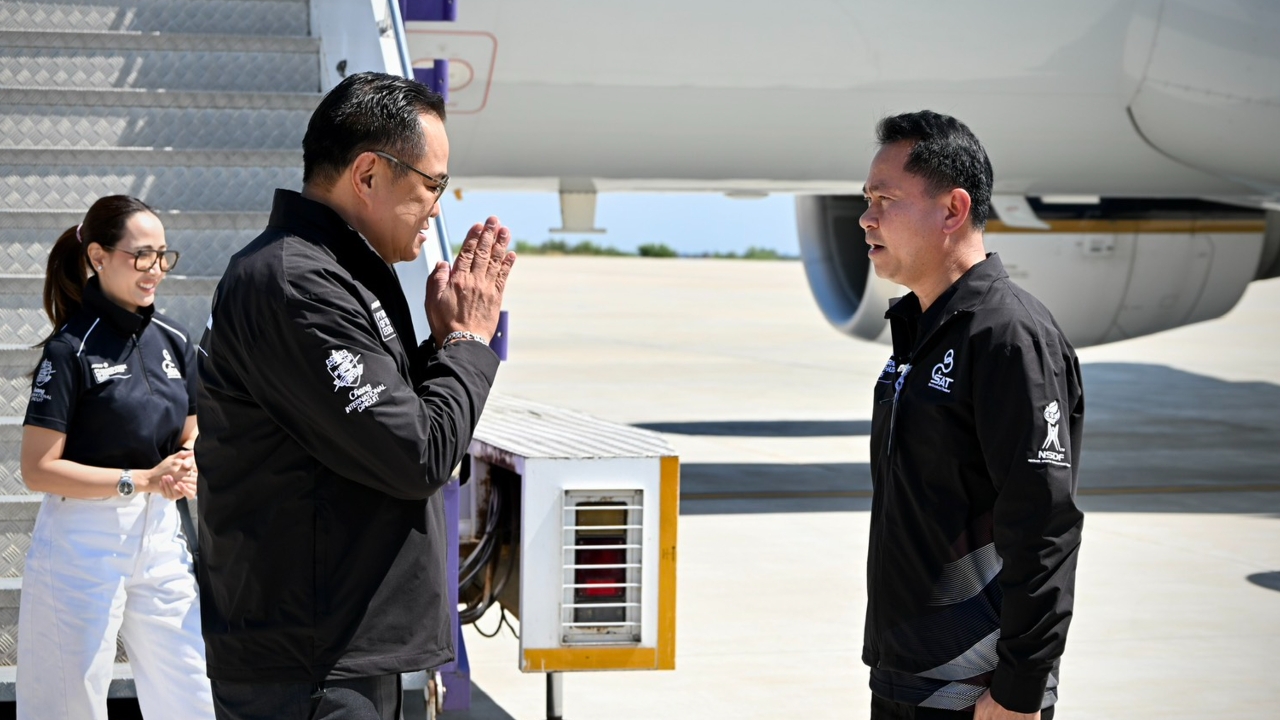 “อนุทิน” พา “จ๋า” ถึงบุรีรัมย์แล้ว เตรียมเปิดการแข่งขัน โมโตจีพี 2569 