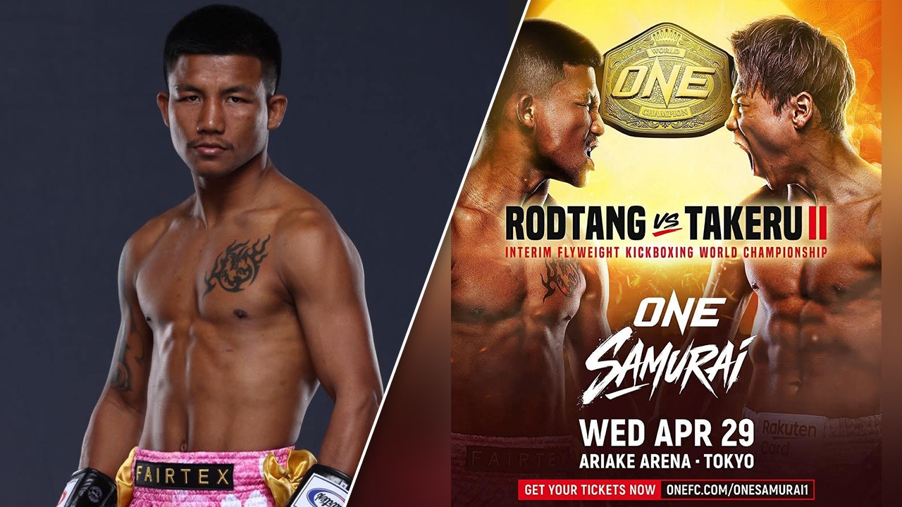 Rodtang Opens Up Ahead of Rematch with Takeru for Interim ONE Flyweight Kickboxing World Title