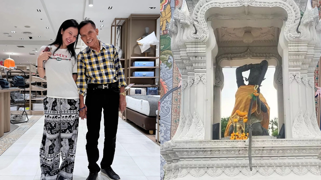 เผยข่าวดีที่สุดของพ่อ "จ๊ะ นงผณี" หลังเกิดเหตุไม่คาดฝัน! เชื่อพลัง "พระแม่ธรณี" เมตตา