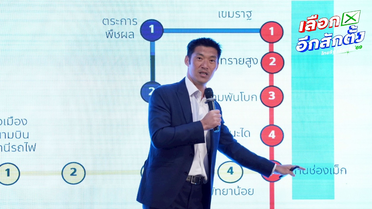 "ธนาธร" ชี้ไทยต้องเร่งเครื่องเมกะโปรเจกท์ 6.2 แสนล้าน หนี "ต้มยำกบ" ซึมยาว 