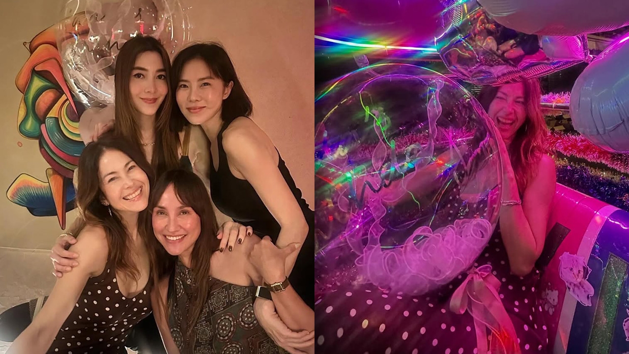 พอลล่า เทเลอร์ ฉลองวันเกิดอายุ 43 ปีกับเพื่อนแก๊งนางฟ้า ถูกจับตาขาดใครไปบ้าง