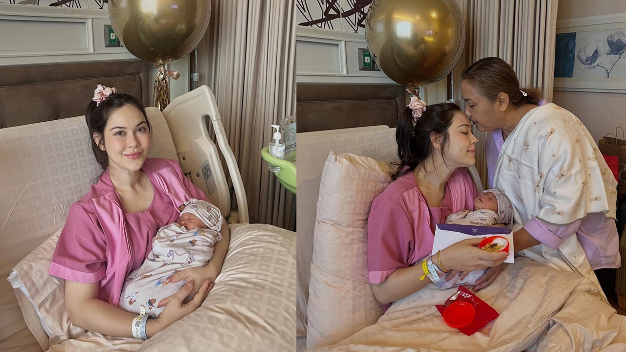 แมท ภีรนีย์ เปิดภาพคุณยายให้ทองเส้นโต-เงินปึกใหญ่จากคุณตา รับขวัญ น้องภีรันทร์