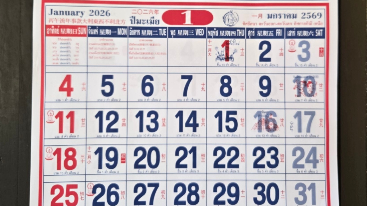 มาแล้ว หวยปฏิทินจีน 2/1/68 คอหวยตามส่องแนวทาง "เลขดังงวดนี้" ไปลุ้นโชค