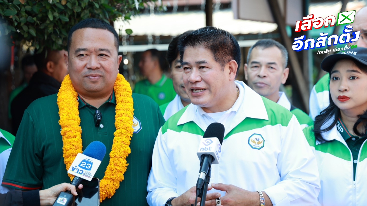 “ธรรมนัส” หาเสียงช่วย 4 ผู้สมัคร สส.ปทุมธานี พรรคกล้าธรรม ย้ำ คนพื้นที่ทำงานจริง