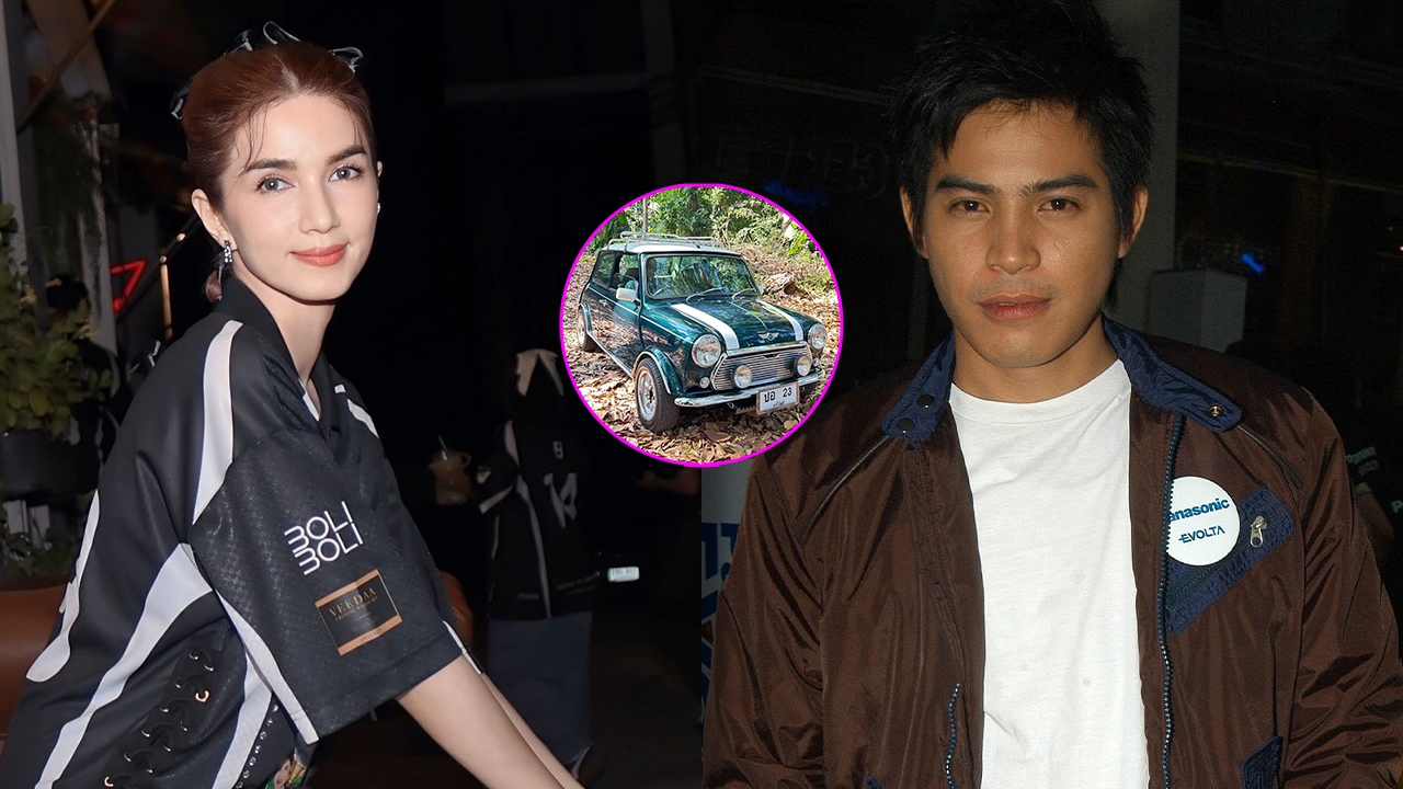 โบว์ แวนดา เปิดภาพรถมินิคันโปรดของ ปอ ทฤษฎี ที่ตั้งใจให้ น้องมะลิ ป้ายทะเบียนสวยมาก