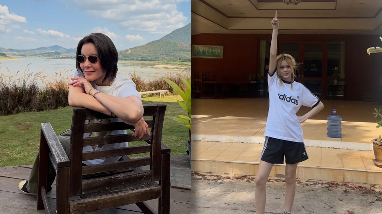 ธัญญ่า พา น้องลียา เช็กอินเชียงคาน พาชมอาณาจักรบ้านสวนพื้นที่กว้างขวาง