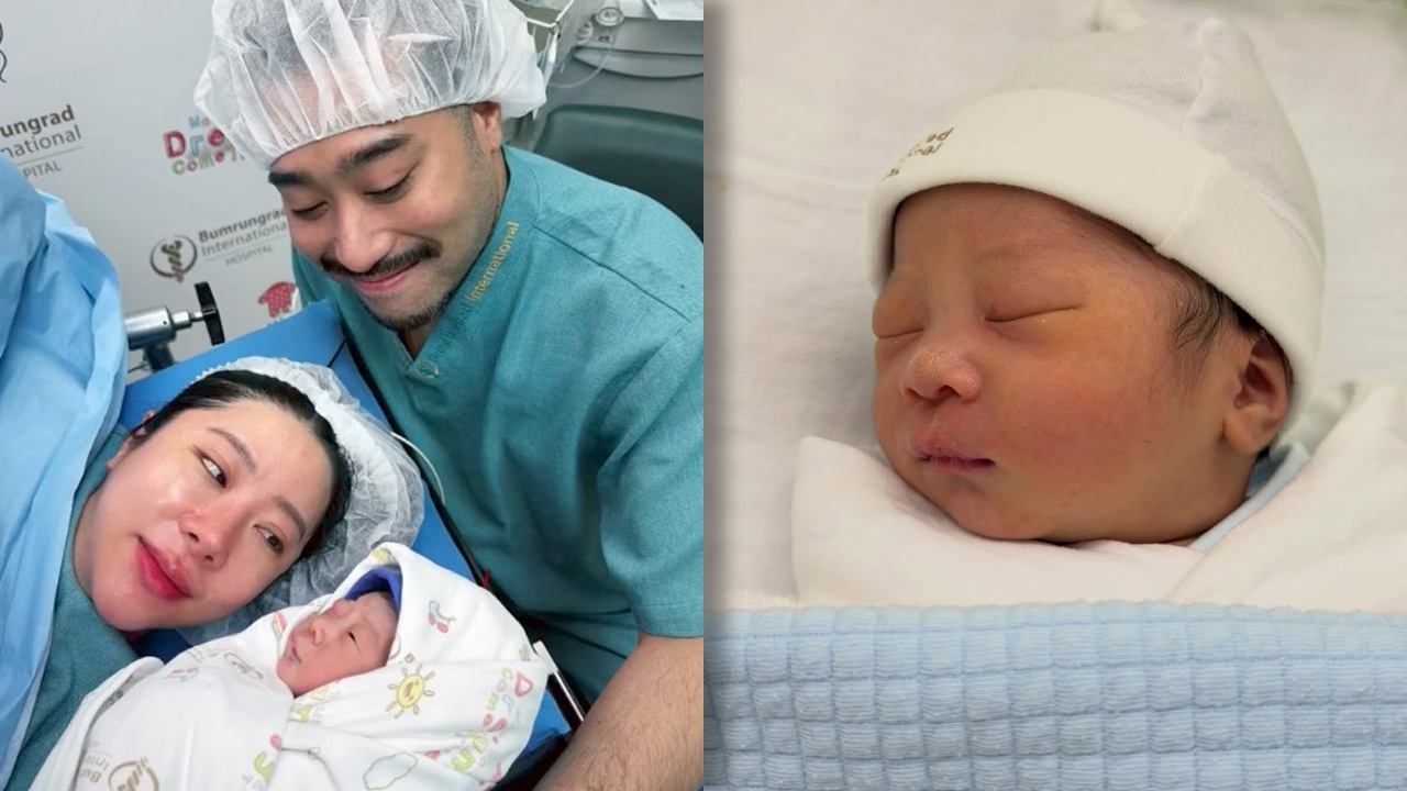 เนย วรัฐฐา คลอดลูกชายคนแรก ตั้งชื่อ น้องคีธ ด้านคุณพ่อป้ายแดงโพสต์สั้นๆ แต่ซึ้ง