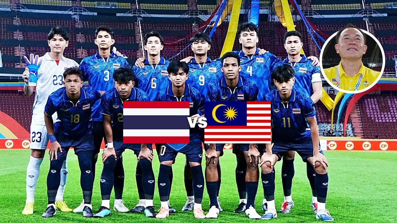 LIVE ถ่ายทอดสด ทีมชาติไทย พบ มาเลเซีย บอลวันนี้ 15 ธ.ค. 68 ดูบอลสด 20.00 น. ซีเกมส์ 2025