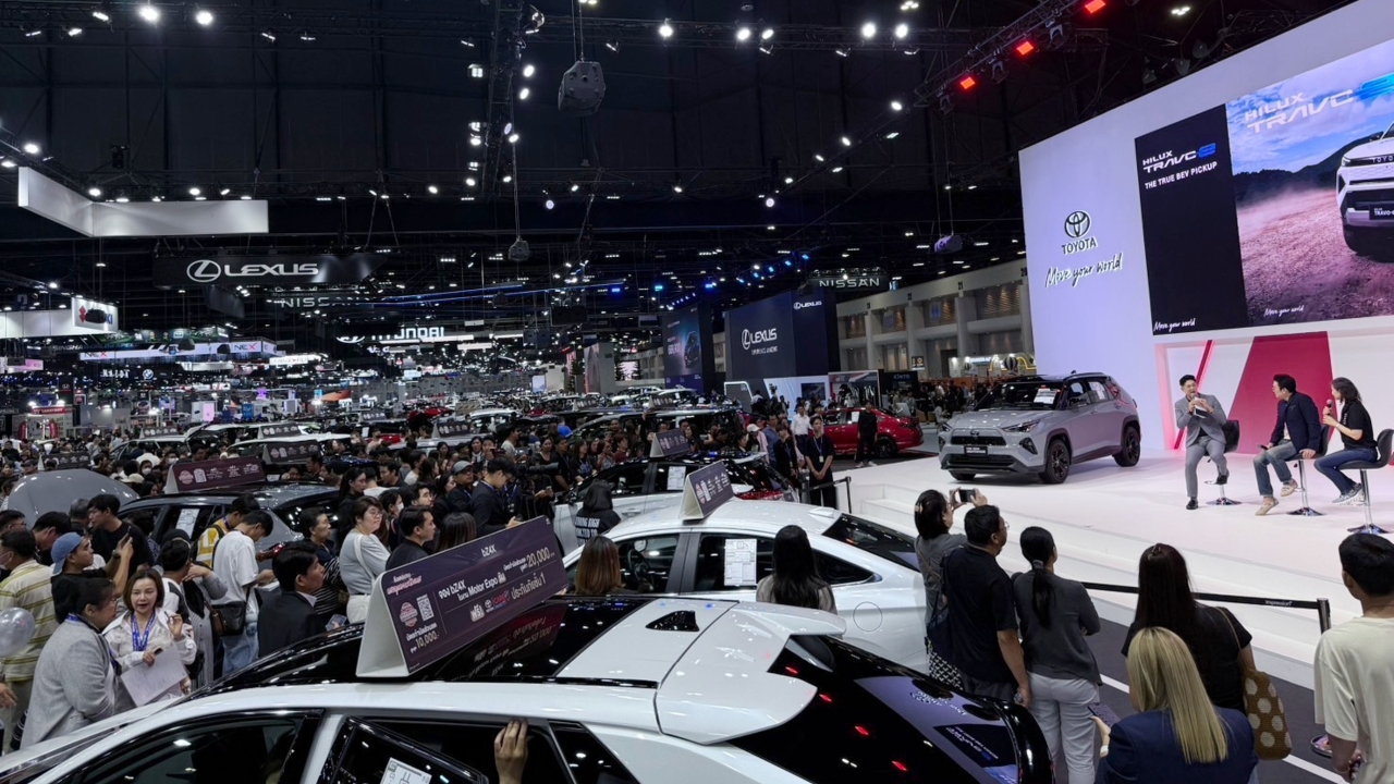 สรุปยอดจอง MOTOR EXPO 2025 รวมทั้งสิ้น 75,246 คัน โตโยต้ายืนแชมป์ที่หนึ่ง