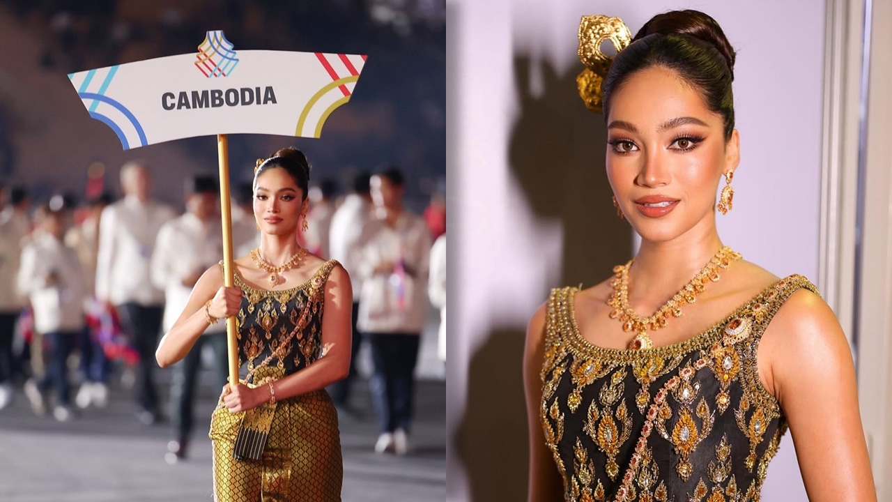 วาเนสซ่า นางงามที่ถือป้ายกัมพูชาในพิธีเปิดซีเกมส์ ย้ำเป็นคนไทย ให้เกียรตินักกีฬาทุกชาติ