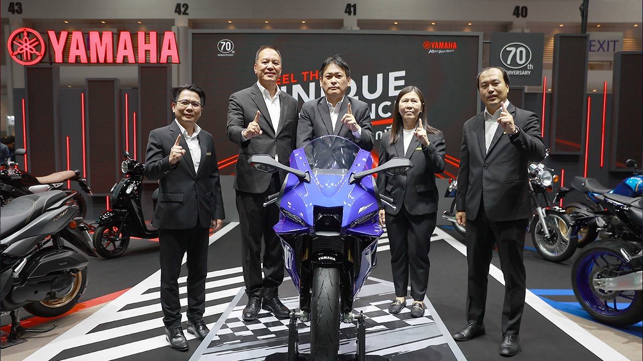 ยามาฮ่าส่งบิ๊กไบค์ 3 ใหม่สนั่น MOTOR EXPO 2025 พร้อมจัดเต็มโปรโมชันแรงส่งท้ายปีภายในงาน