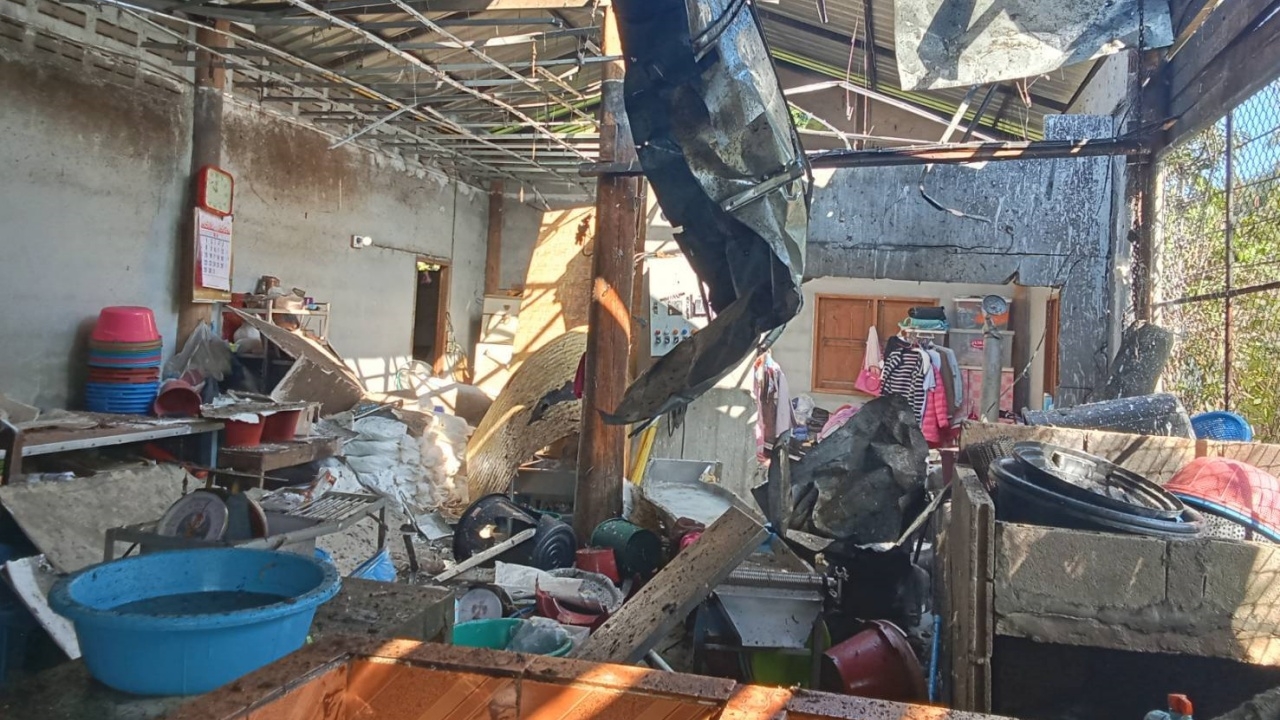 หม้อแรงดันทำขนมจีนระเบิดที่ อ.ปาย จ.แม่ฮ่องสอน เจ้าของโรงงานดับ บาดเจ็บอีก 2