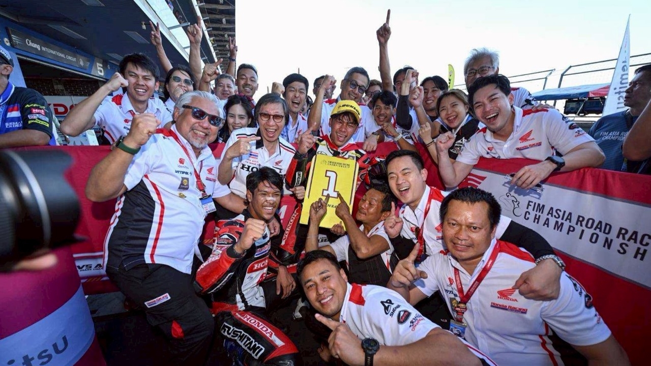 ธงชาติไทยโบกสะบัด “ธนัช” คว้าวินเนอร์โพเดียม“เอเชีย โร้ดเรซซิ่ง 2025“