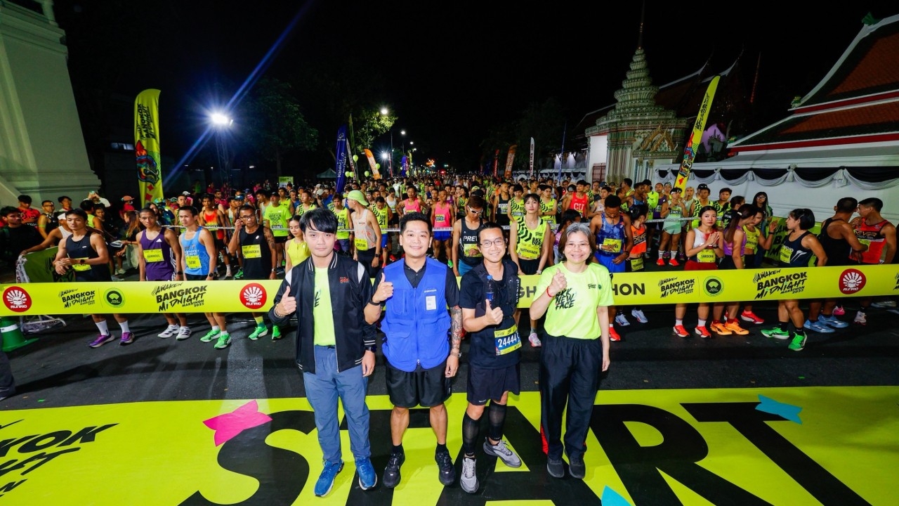 Runners from 30 Countries Join Awaken Bangkok Midnight Marathon 2025