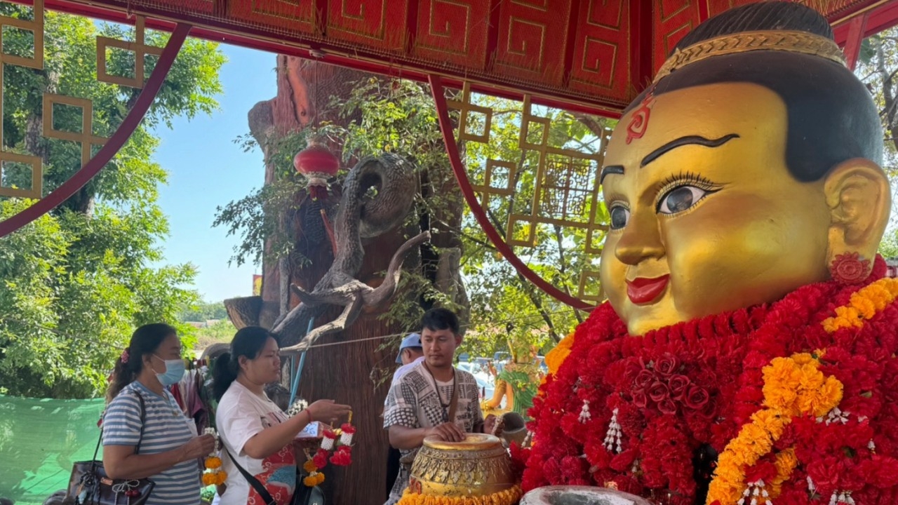 ช่างแอร์รับโชคหลักแสน แก้บน “กุมารทองเจ้าสัวเฮง” ไม่พลาดขอเลขเด็ดกลับไปลุ้นอีกงวด