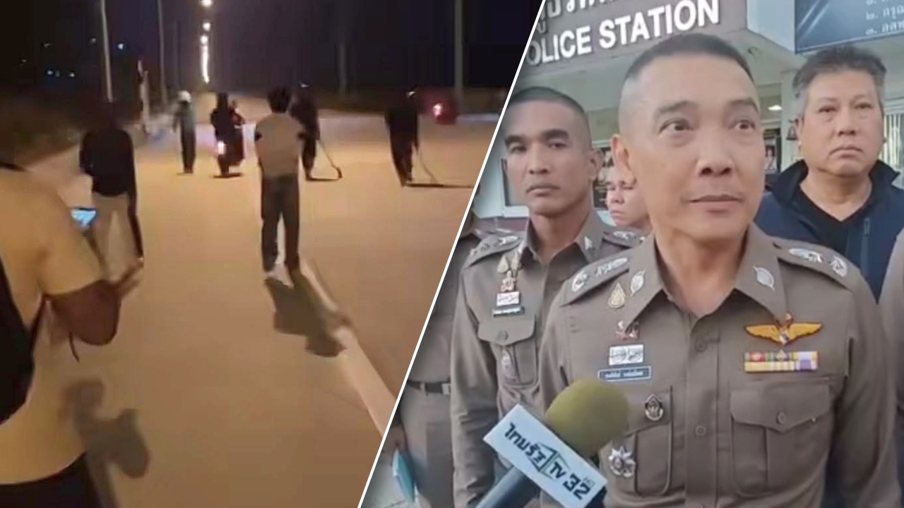 แจ้งข้อหา 3 วัยรุ่นกัมพูชาปาระเบิดท้าทายคนไทย ตร.เร่งติดตามคนที่เหลือ