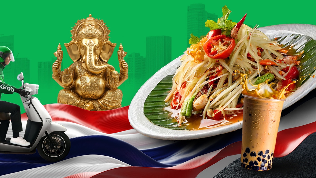 Grab เผยคนไทยสั่งส้มตำ-ชาเย็นหลักสิบล้านแก้ว ใช้คนละครึ่งเป็นที่พึ่ง เรียกรถไปมูออกเมืองรองมากขึ้น